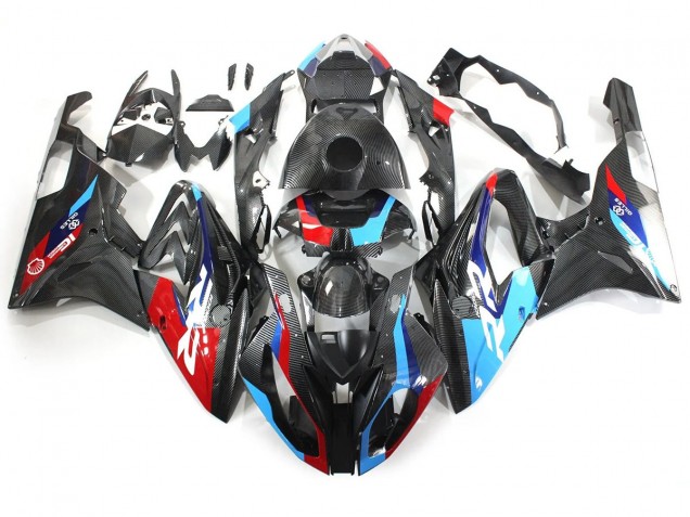 Discount 2015-2016 Blue Red Carbon Fiber BMW S1000RR Motorcycle Fairings Canada