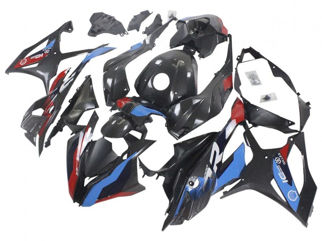 Discount 2023-2024 Blue Red Carbon Fiber BMW S1000RR Motorcycle Fairings Canada