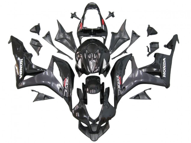 Discount 2007-2008 Grey Glossy Black with Decals Honda CBR600RR Motorcycle Fairings Canada