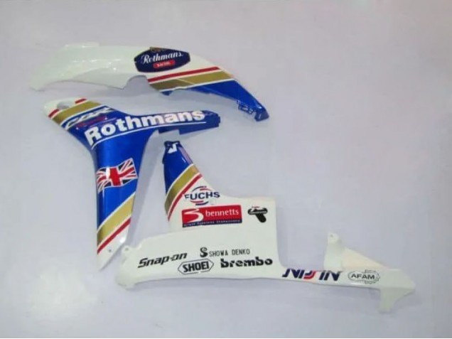 Discount 2007-2008 White Blue Yellow Rothmans Honda CBR600RR Motorcycle Fairings Canada