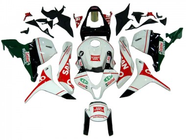 Discount 2009-2012 White Red Green Castrol San Carlo Honda CBR600RR Motorcycle Fairings Canada