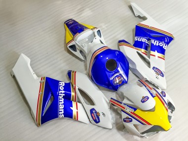 Discount 2004-2005 White Blue Yellow Rothmans Honda CBR1000RR Motorcycle Fairings Canada