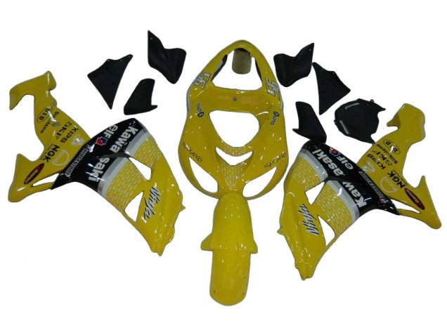 Discount 2006-2007 Yellow Silver Black Elf Kawasaki ZX10R Motorcycle Fairings Canada