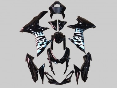 Discount 2011-2024 Glossy Black White Suzuki GSXR 600/750 Motorcycle Fairings Canada