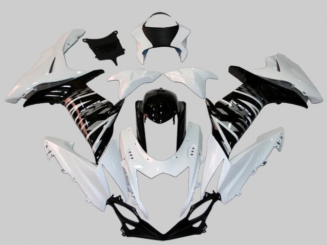 Discount 2011-2024 White Glossy Black Suzuki GSXR 600/750 Motorcycle Fairing Canada