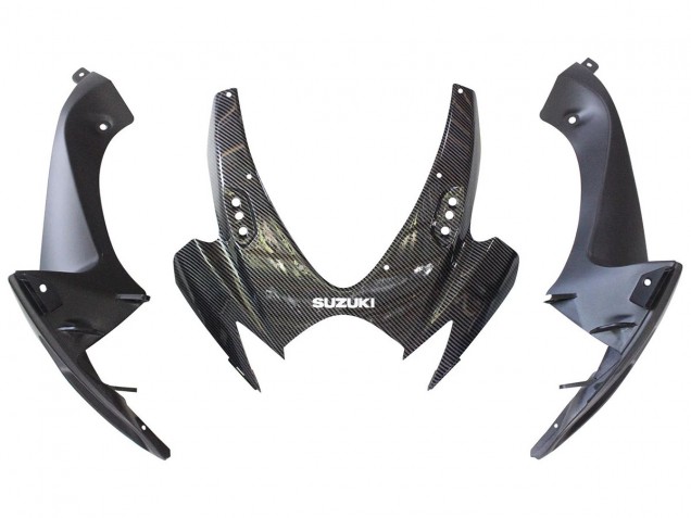Discount 2006-2007 Black White Carbon Fiber Style Suzuki GSXR 600/750 Motorcycle Fairings Canada