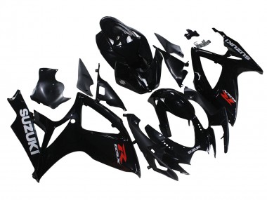 Discount 2006-2007 Glossy Black Suzuki GSXR 600/750 Motorcycle Fairings Canada