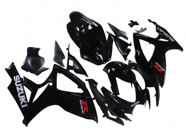 Discount 2006-2007 Glossy Black Suzuki GSXR 600/750 Motorcycle Fairings Canada