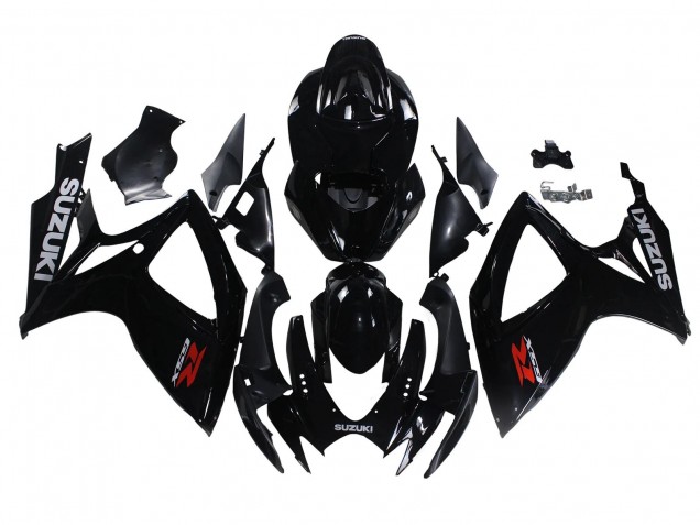 Discount 2006-2007 Glossy Black Suzuki GSXR 600/750 Motorcycle Fairings Canada