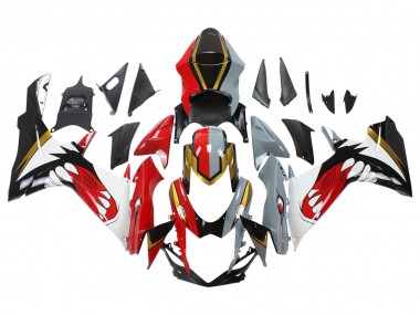 Discount 2011-2024 Red Gold Grey Black White Shark Suzuki GSXR 600/750 Motorcycle Fairings Canada