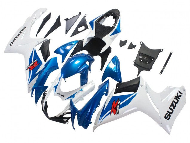 Discount 2011-2024 Blue White Suzuki GSXR 600/750 Motorcycle Fairings Canada