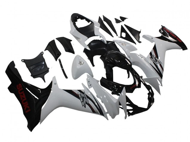 Discount 2011-2024 White Glossy Black Suzuki GSXR 600/750 Motorcycle Fairings Canada