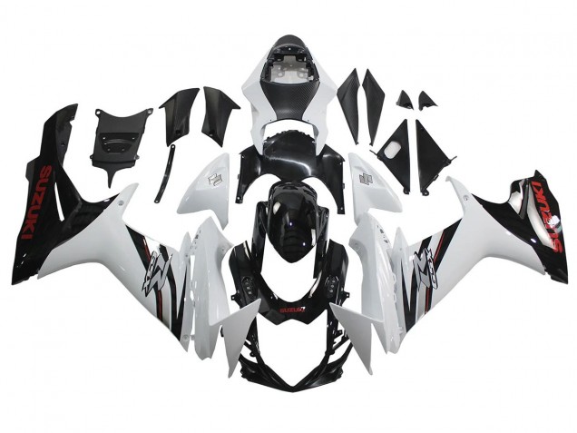Discount 2011-2024 White Glossy Black Suzuki GSXR 600/750 Motorcycle Fairings Canada