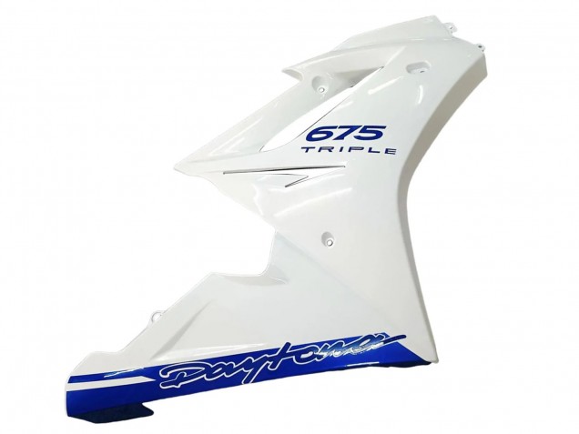 Discount 2006-2008 White Blue Triumph Daytona 675 Motorcycle Fairings Canada