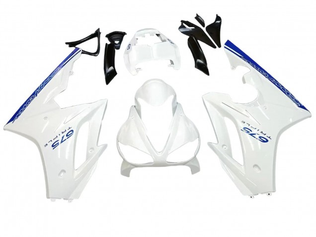 Discount 2006-2008 White Blue Triumph Daytona 675 Motorcycle Fairings Canada