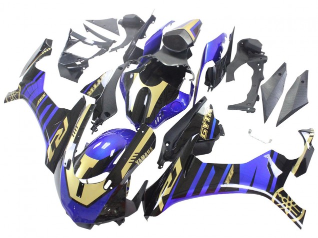 Discount 2015-2019 Blue Gold Black Yamaha YZF R1 Motorcycle Fairings Canada
