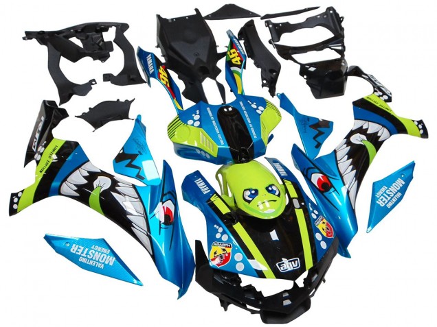Discount 2015-2019 Blue Green Black Shark Yamaha YZF R1 Motorcycle Fairings Canada