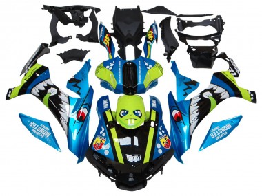 Discount 2015-2019 Blue Green Black Shark Yamaha YZF R1 Motorcycle Fairings Canada