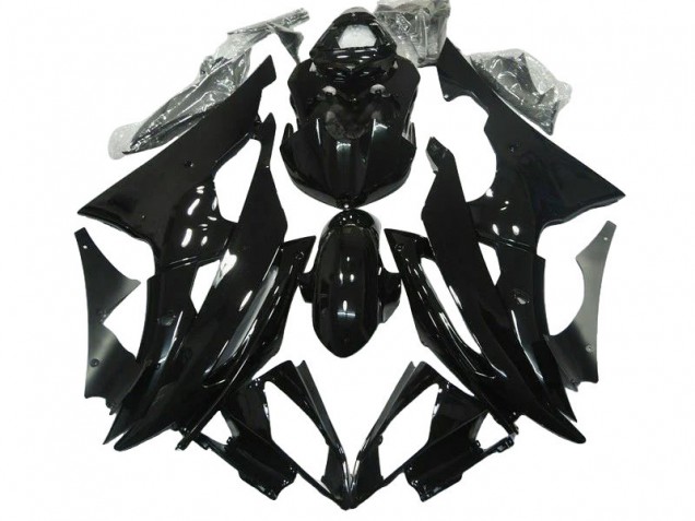 Discount 2008-2016 Glossy Black Yamaha YZF R6 Motorcycle Fairings Canada