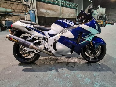 Discount 1996-2007 Blue White Suzuki GSXR 1300 Hayabusa Motorcycle Fairings Canada