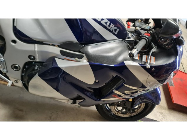 Discount 1996-2007 Blue White Suzuki GSXR 1300 Hayabusa Motorcycle Fairings Canada