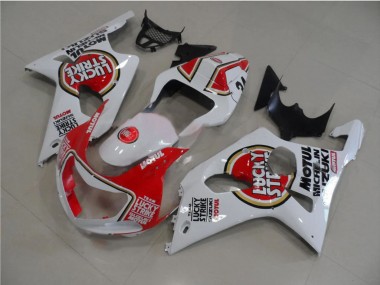 Discount 2000-2002 White Red Lucky Strike Suzuki GSXR 1000 Motorcycle Fairings Canada