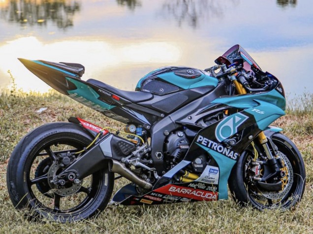 Discount 2008-2016 Light Green White Black Petronas Yamaha YZF R6 Motorcycle Fairings Canada