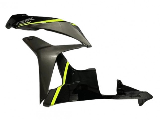 Discount 2007-2008 Glossy Black High Viz Yellow Honda CBR600RR Motorcycle Fairings Canada
