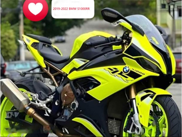 Discount 2019-2022 Lemon Yellow BMW S1000RR Motorcycle Fairings Canada