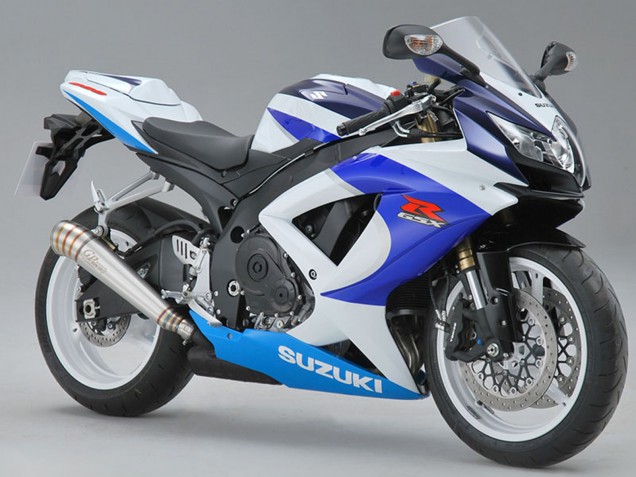 Discount 2008-2010 White Blue Red Suzuki GSXR 600/750 Motorcycle Fairings Canada