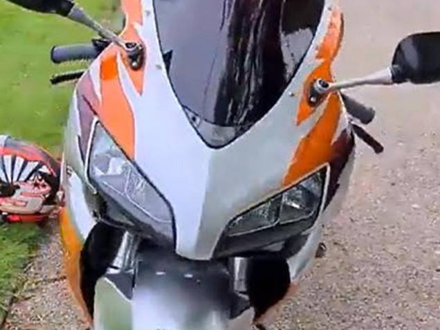 Discount 2006-2007 Silver Oange Honda CBR1000RR Motorcycle Fairings Canada