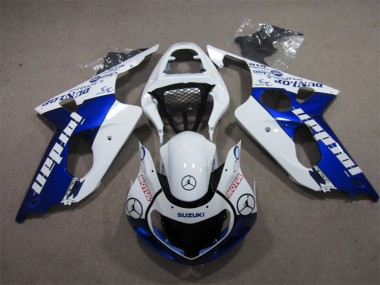 Discount 2000-2002 White Blue Jordan Motul Suzuki GSXR 1000 Motorcycle Fairings Canada