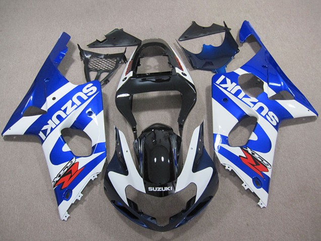 Discount 2000-2002 Blue White Black Red Suzuki GSXR 1000 Motorcycle Fairings Canada