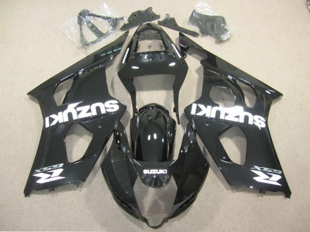 Discount 2003-2004 Glossy Black White Decal Suzuki GSXR 1000 Motorcycle Fairing Canada