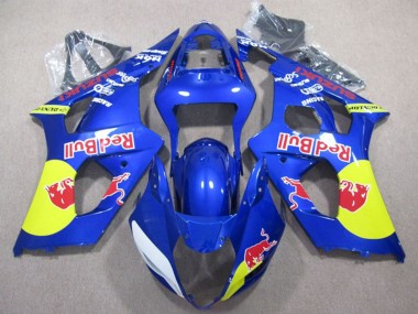 Discount 2003-2004 Blue Yellow Red Bull Suzuki GSXR 1000 Motorcycle Fairings Canada
