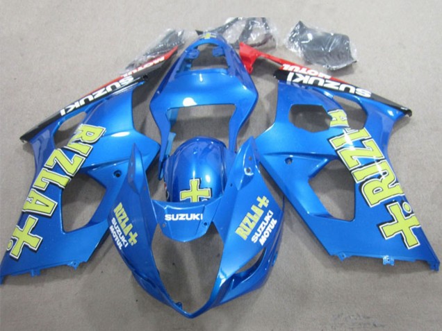 Discount 2003-2004 Blue Yellow Black Rizla Suzuki GSXR 1000 Motorcycle Fairings Canada