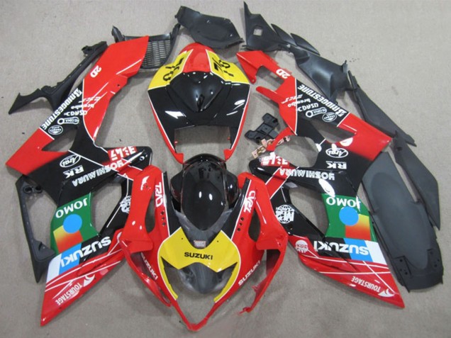 Discount 2005-2006 Black Red Yellow Blue JOMO Suzuki GSXR 1000 Motorcycle Fairings Canada