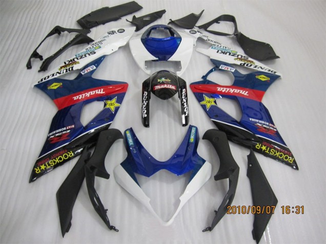 Discount 2005-2006 Blue White Red Black Rockstar Suzuki GSXR 1000 Motorcycle Fairings Canada