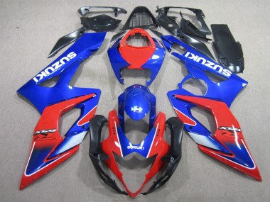Discount 2005-2006 Blue Red Suzuki GSXR 1000 Motorcycle Fairings Canada