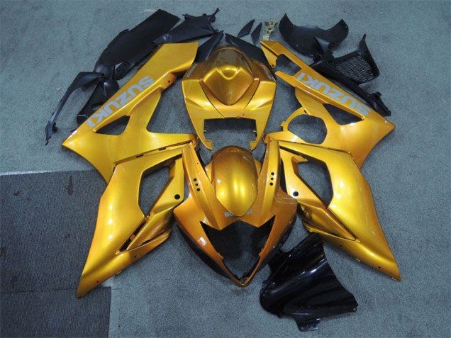 Discount 2005-2006 Gold Suzuki GSXR 1000 Motorcycle Fairings Canada