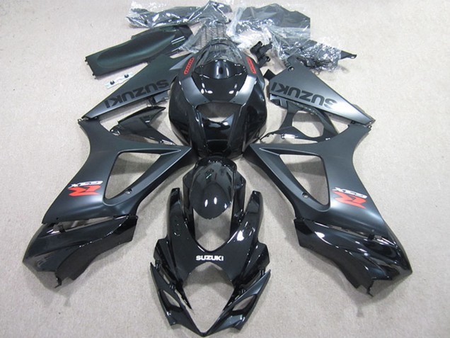 Discount 2007-2008 Glossy Black Matte Black Suzuki GSXR 1000 Motorcycle Fairings Kits Canada