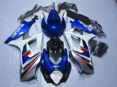 Discount 2007-2008 Blue White Red Suzuki GSXR 1000 Motorcycle Fairings Canada