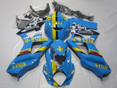 Discount 2007-2008 Blue Yellow Black Rizla 41 Suzuki GSXR 1000 Motorcycle Fairings Canada
