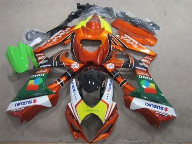 Discount 2007-2008 Orange Yellow White Red Green Monster Suzuki GSXR 1000 Motorcycle Fairings Canada