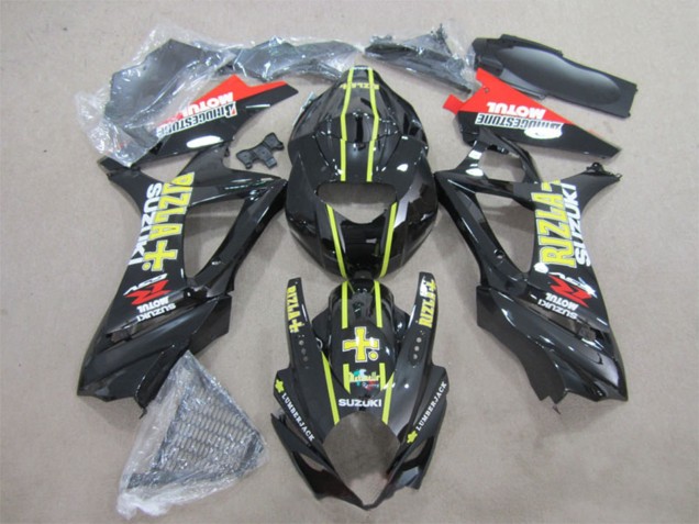 Discount 2007-2008 Glossy Black Yellow Red Rizla Suzuki GSXR 1000 Motorcycle Fairings Canada