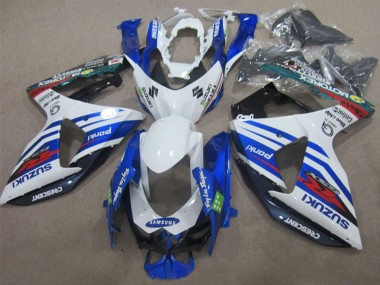 Discount 2009-2016 White Blue Red Samsung Suzuki GSXR 1000 Motorcycle Fairings Canada