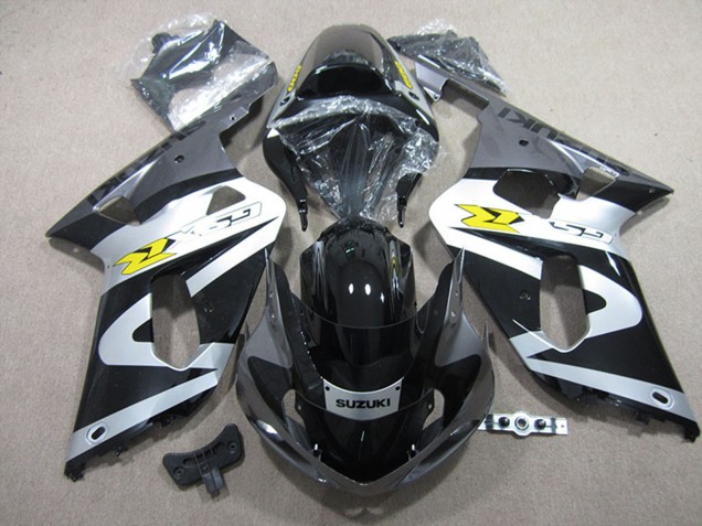 Discount 2001-2003 Black White Suzuki GSXR 600 Motorcycle Fairings Canada