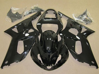 Discount 2001-2003 Glossy Black Suzuki GSXR 600 Motorcycle Fairings Canada