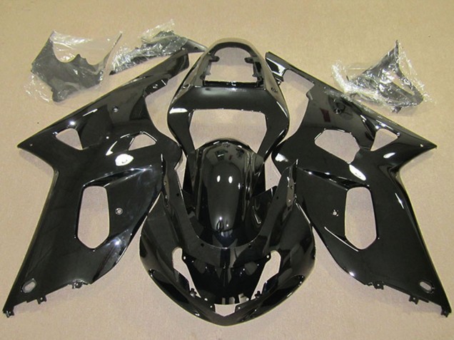 Discount 2001-2003 Glossy Black Suzuki GSXR 600 Motorcycle Fairings Canada