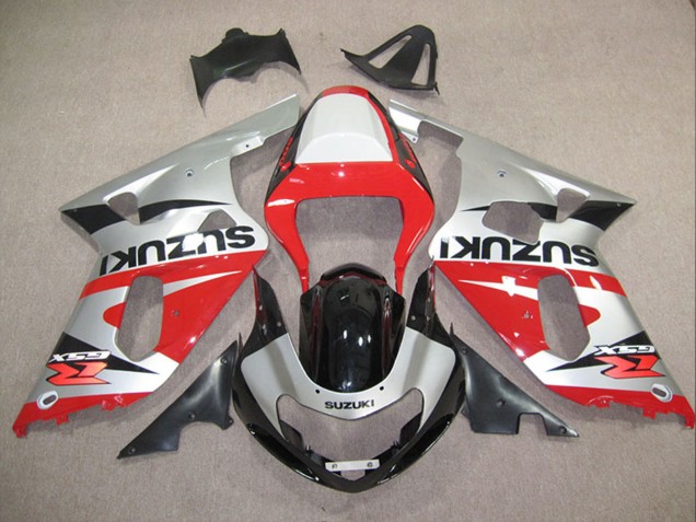 Discount 2001-2003 Silver Red Glossy Black Suzuki GSXR 600 Motorcycle Fairings Canada